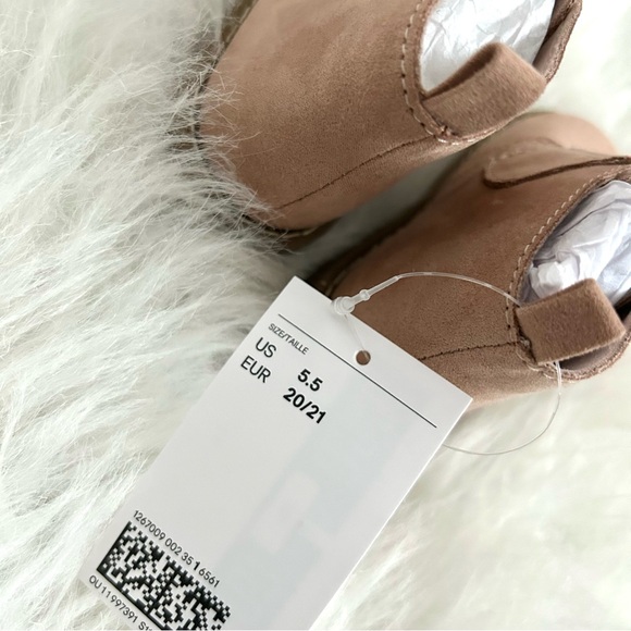 H&M Toddler Ankle Boots – Blush Pink | Size US 5.5 (EU 20/21) - Picture 2 of 5